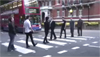 Green Day and U2 do a photo shoot at Abbey Road in London