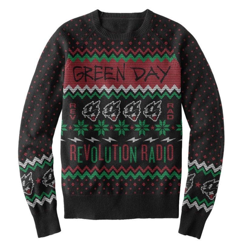 Have a happy 'Holiday' in a Green Day Christmas sweater