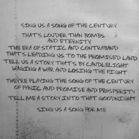 21st Century Breakdown booklet - page 1