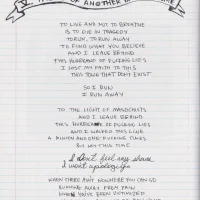 American Idiot hardcover lyric book - page 12