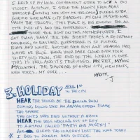 American Idiot hardcover lyric book - page 13