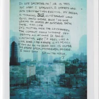 American Idiot hardcover lyric book - page 17