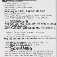American Idiot hardcover lyric book - page 18