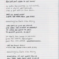 American Idiot hardcover lyric book - page 30
