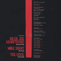 American Idiot hardcover lyric book - credits page