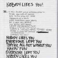 American Idiot hardcover lyric book - page 42