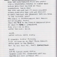 American Idiot hardcover lyric book - page 46