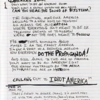 American Idiot hardcover lyric book - page 3