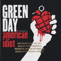 American Idiot - gold promo stamped cover