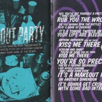 ¡Dos! hardcover lyric book - page 16-17 (Makeout Party)