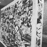 Original Revolution Radio art by Frank Maddocks
