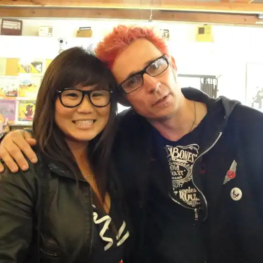 Gina Kim and Mike Dirnt