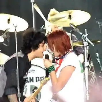Ashlee and Green Day