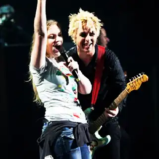 Isabel Hughes and Billie Joe Armstrong