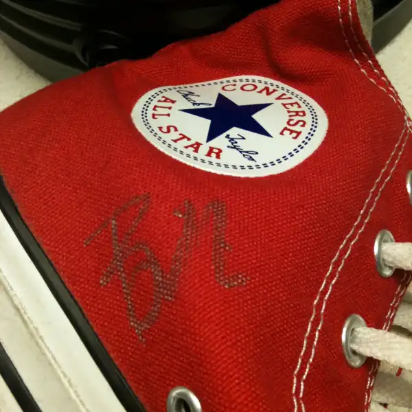Autographed Billie Joe Converse