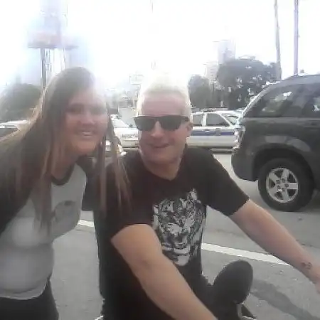 Katie and Tre Cool