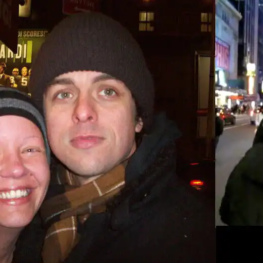 Chris and Billie Joe Armstrong