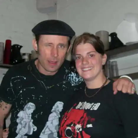 Zandra Lodington and Mike Dirnt