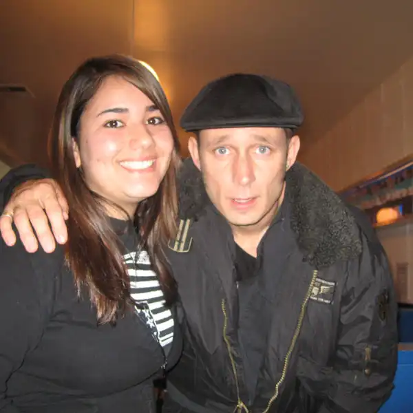 Christine Shahverdian and Mike Dirnt