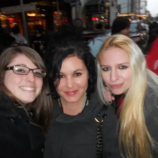 Jaclyn and Tiffany with Adrienne Armstrong