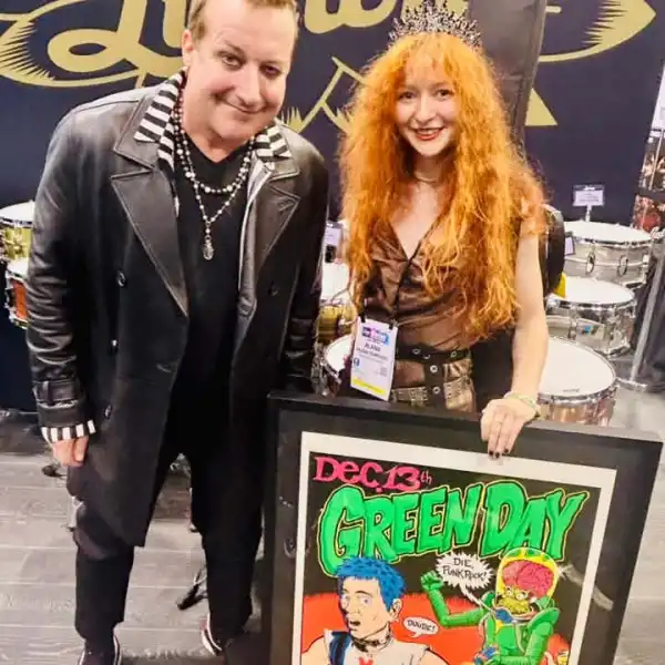 Alana C. with Tre Cool