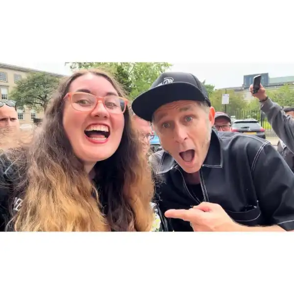 Maria D. with Mike Dirnt