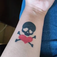 Skull and Heart