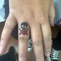 Skull and Heart
