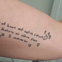 Bobby Sox Lyrics Tattoo