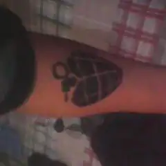 American Idiot Heart Grenade Tattoo