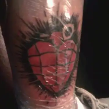 American Idiot Heart Grenade Tattoo