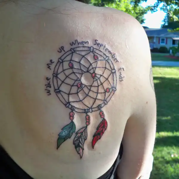 Wake Me Up When September Ends Tattoo