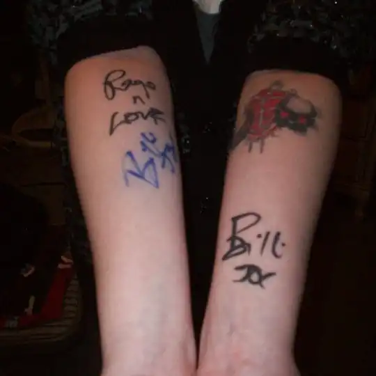 Billie Joe Signature Tattoo