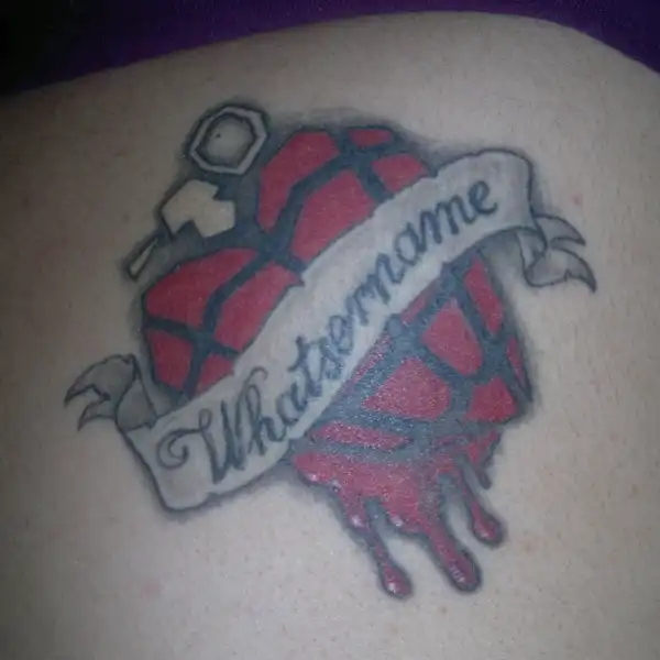 American Idiot Heart Grenade Tattoo