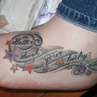 Good Riddance (Time of Your Life) Lyric Tattoo