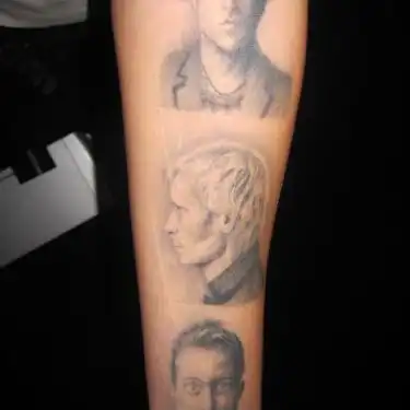Green Day Portrait Tattoo