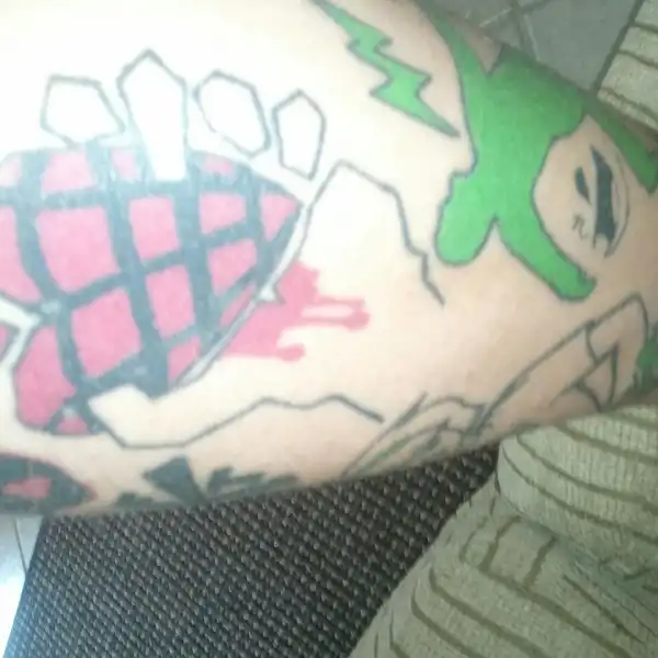 American Idiot Heart Grenade Tattoo
