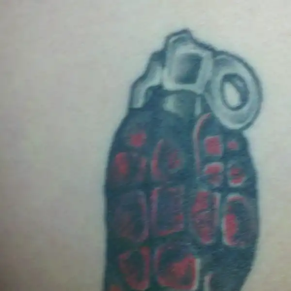 American Idiot Heart Grenade Tattoo