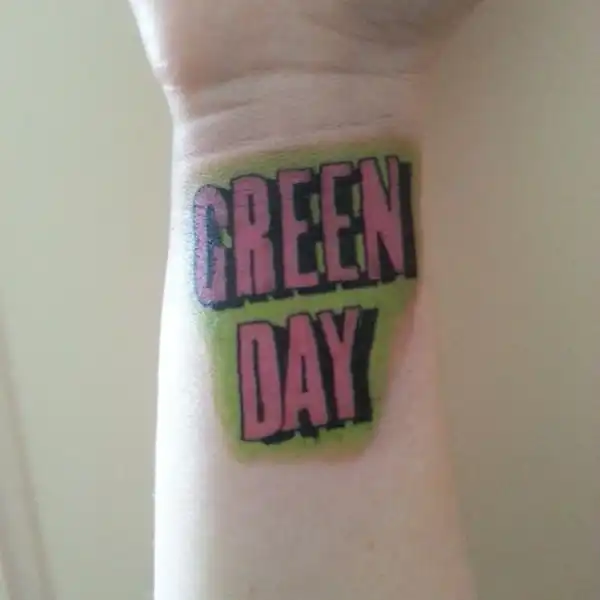Green Day Trilogy Logo Tattoo