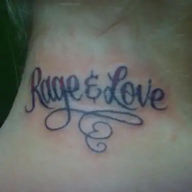 Rage and Love Tattoo