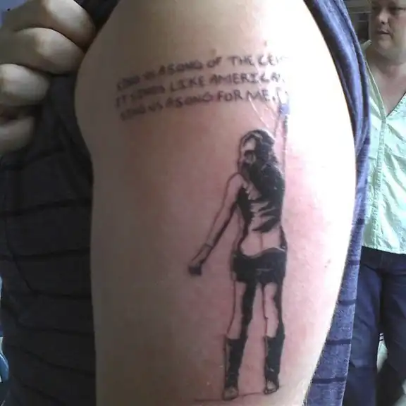 Green Day Lyric Tattoo