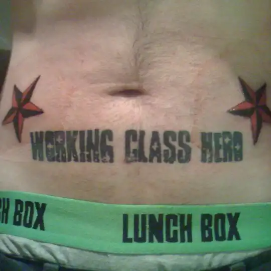 Working Class Hero Tattoo