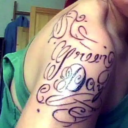 Green Day Logo Tattoo