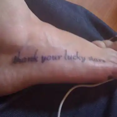 Good Riddance (Time of Your Life) Lyric Tattoo