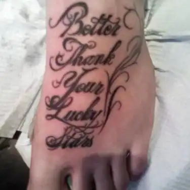 Good Riddance (Time of Your Life) Lyric Tattoo