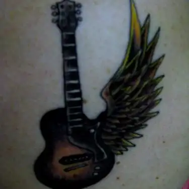 Winged guitar