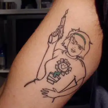 Kerplunk Girl Logo Tattoo