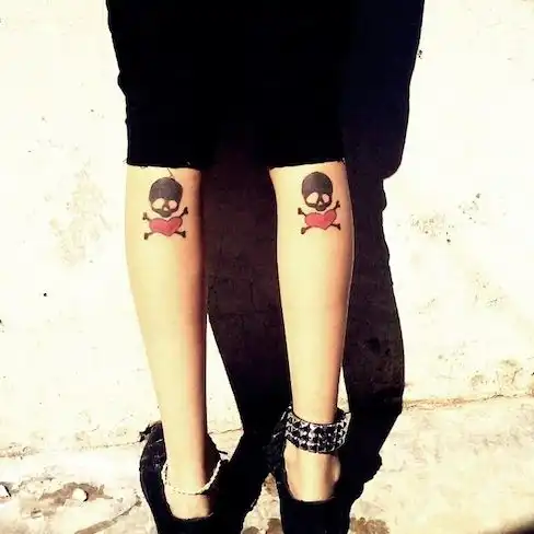 Adeline Records Logo Tattoo