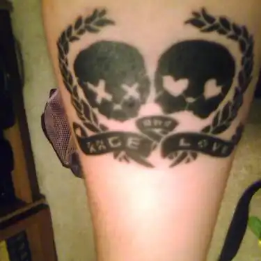 21st Century Breakdown Twin Skulls Tattoo