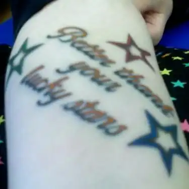 Good Riddance (Time of Your Life) Lyric Tattoo